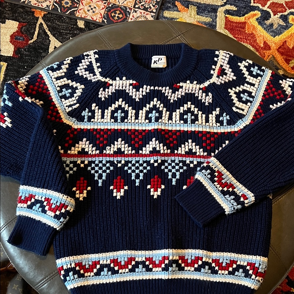KP Collection Vintage Sweater Vintage Ski Core
